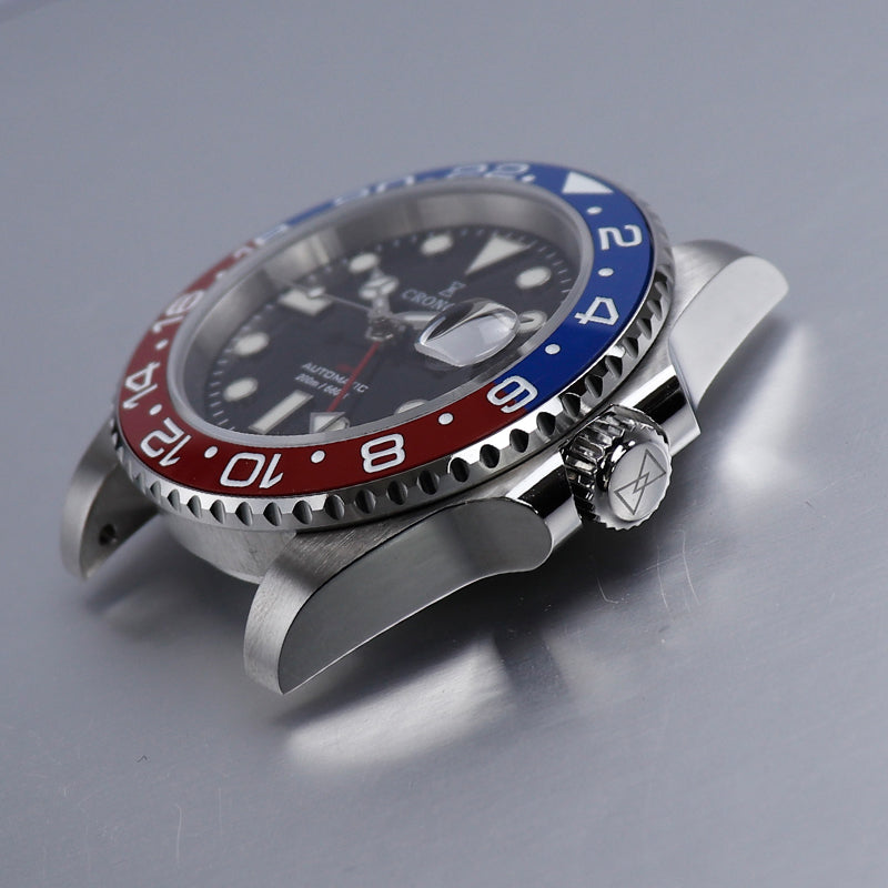 ★★US Warehouse★★Cronos NH34 GMT Automatic Men Watch L6020M