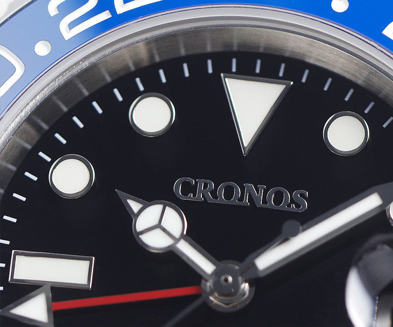 ★★US Warehouse★★Cronos NH34 GMT Automatic Men Watch L6020M