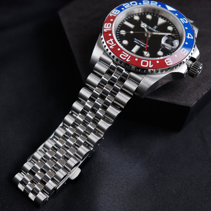 ★★US Warehouse★★Cronos NH34 GMT Automatic Men Watch L6020M