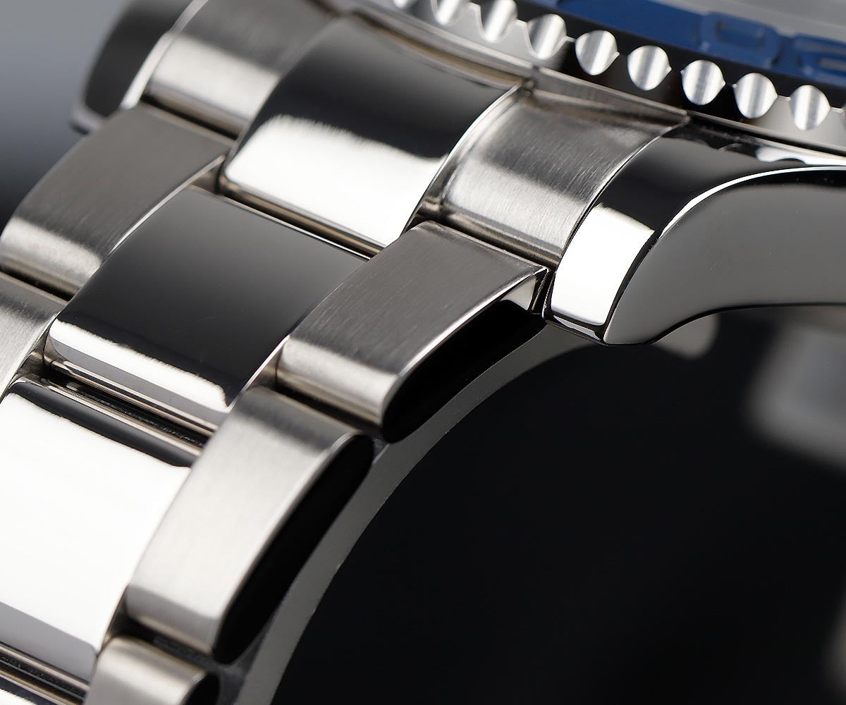 Cronos 2.5x Water Ghost Sub Dive Watch L6018 Polished Mid-link