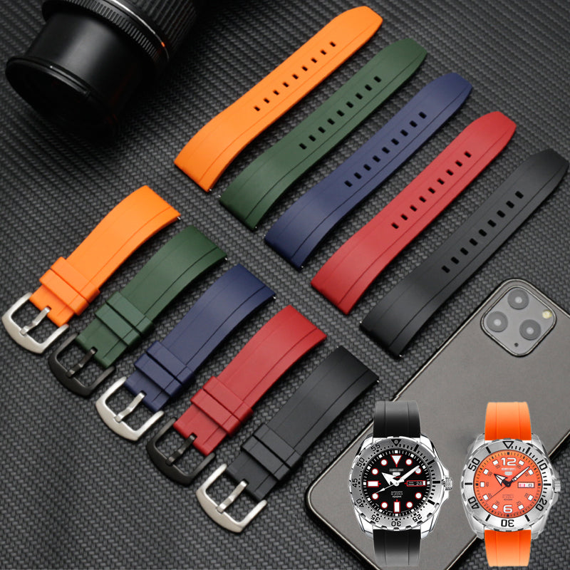 Quick Release Rubber Watch Strap