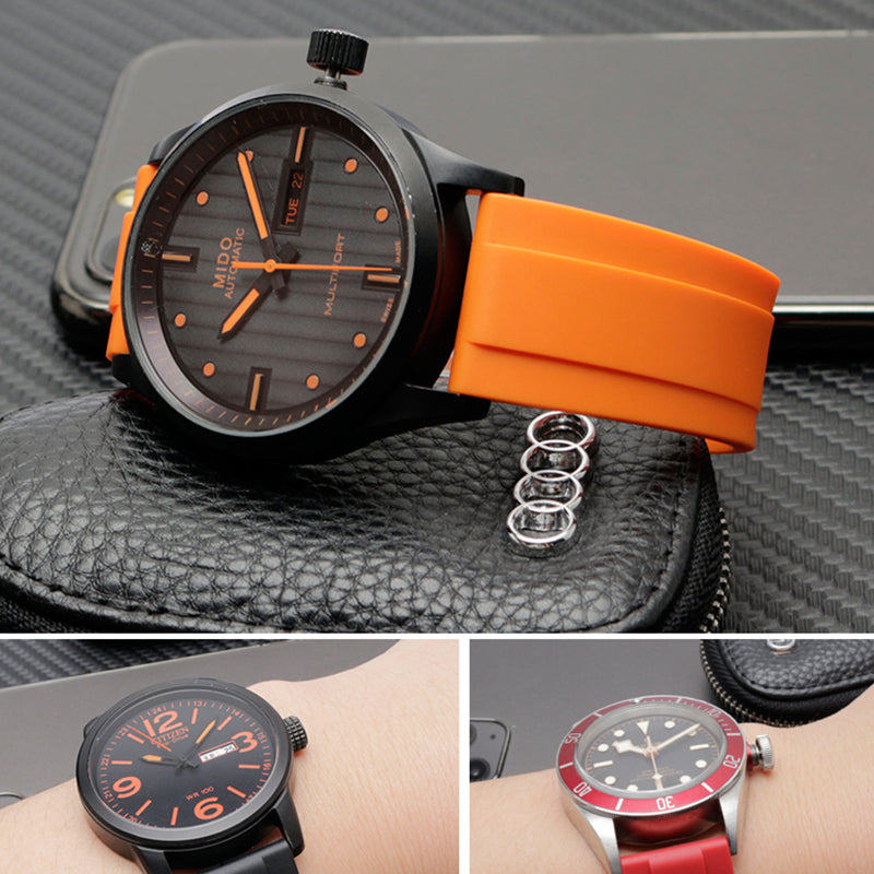 Quick Release Rubber Watch Strap