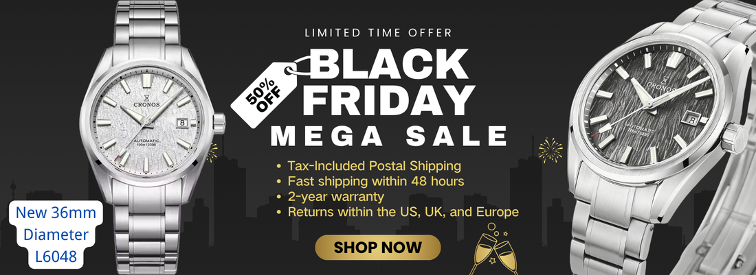 Score Black Friday&Cyber Monday Big Savings on Cronos Watches!