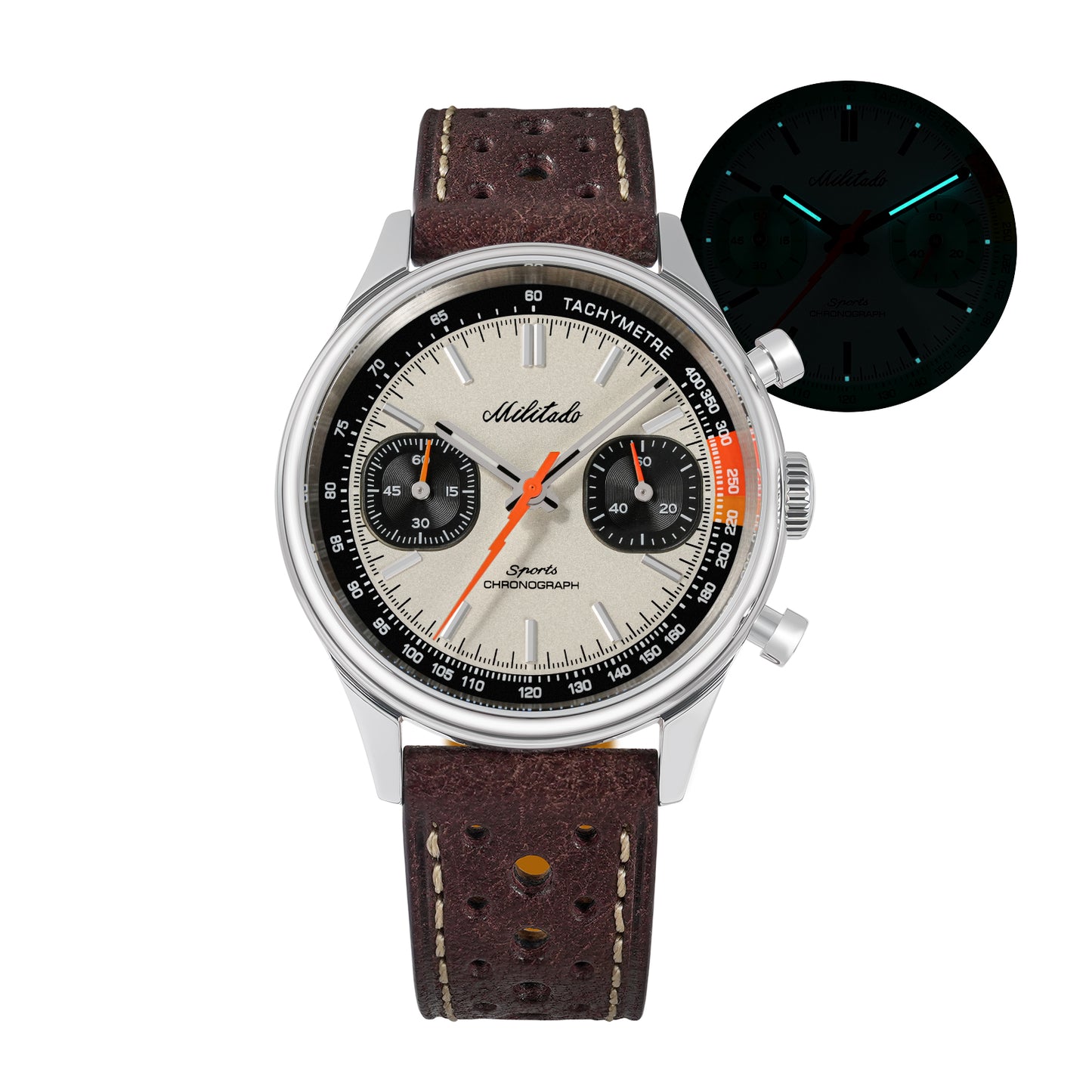 Militado Miyota 6S21 Chronograph Watch 40mm Men Watch ML23