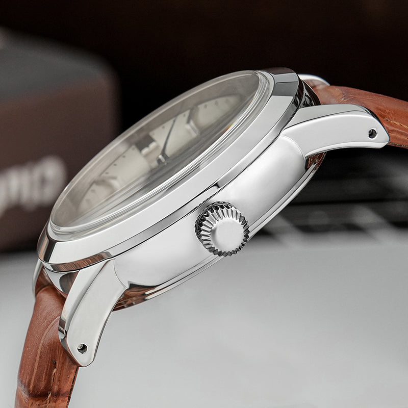 Chameri 37mm VH31 Sweep Second Quartz Watch GS03