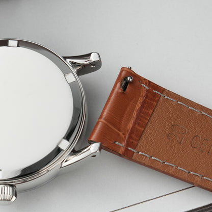 Chameri 37mm VH31 Sweep Second Quartz Watch GS03