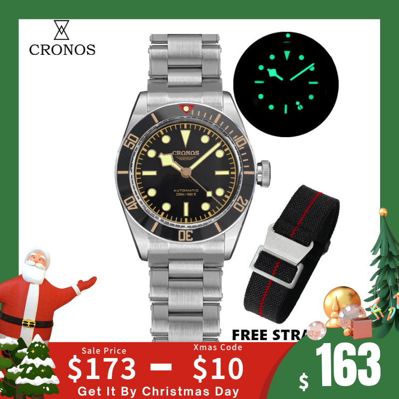 ★Xmas Sale★Cronos Luxury Men Watch Diver BB58 Watches  L6017