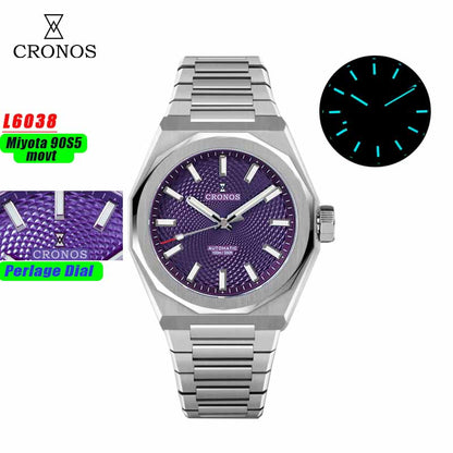 Cronos 39mm Miyota 9015/9s05  Men Watch L6038