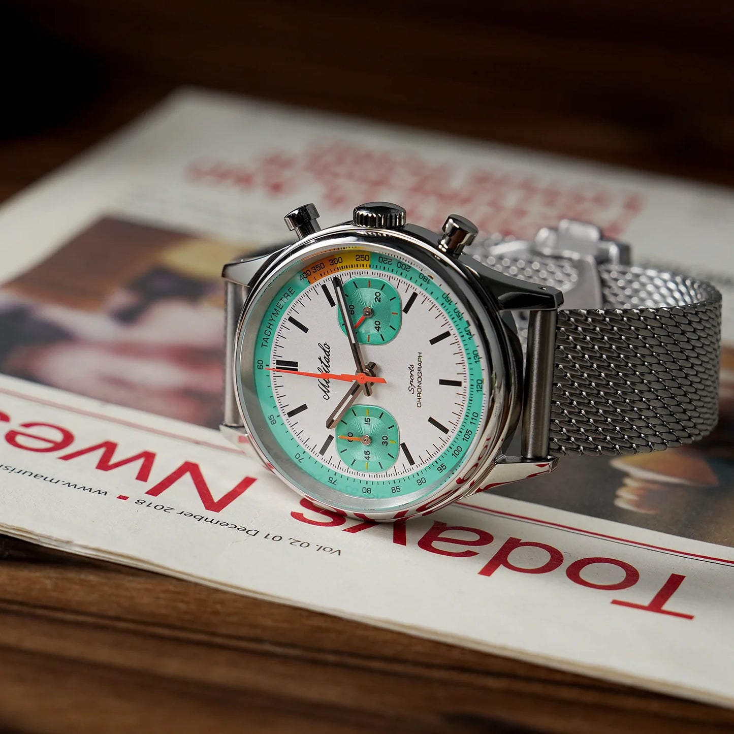 Militado Miyota 6S21 Chronograph Watch 40mm Men Watch ML23