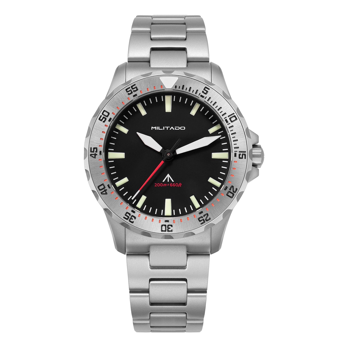 Militado ML16 39mm Sapphire Quartz Field Diver Watch
