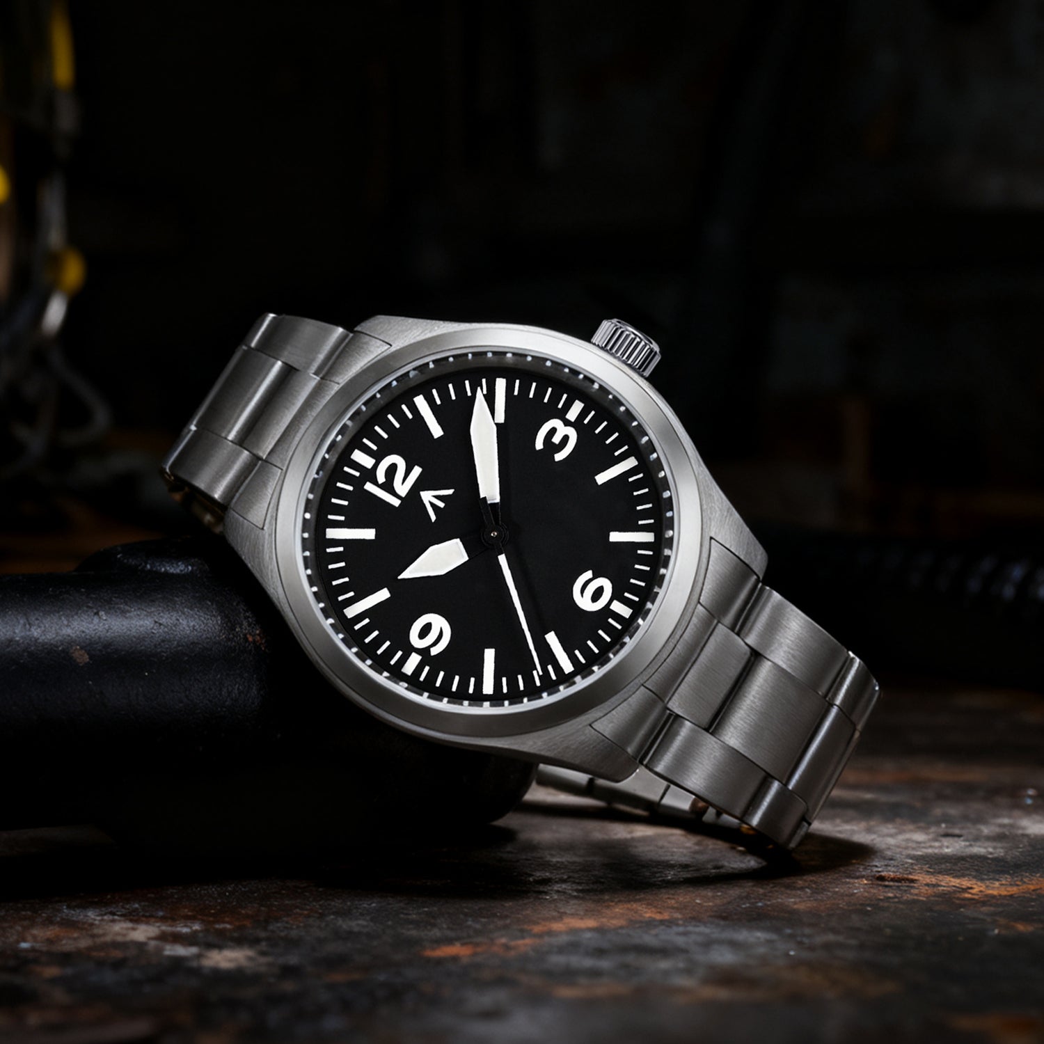 Militado 38mm Military Watch Vintage Field Watch 369 Dial ML08