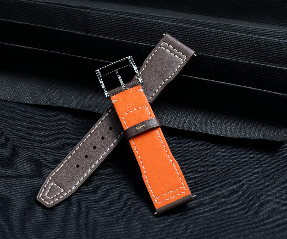 ★Limited Offer★Cronos 39mm Vintage Pilot Mechanical Men Watch 5links Bracelet L6012