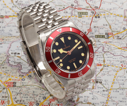 ★Xmas Sale★Cronos 37mm BB54 Vintage Diver Automatic Watches L6024 V3