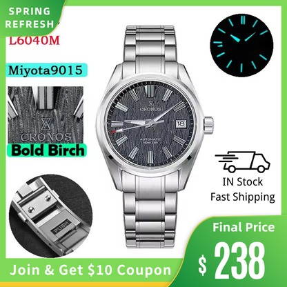 Cronos Men Watch 39mm Automatic Watches L6040M