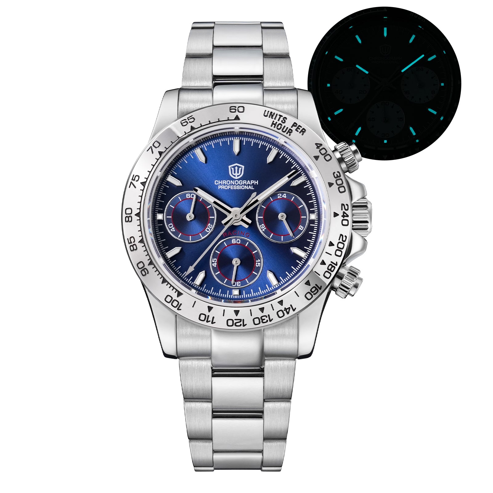 Watchdives WD16500 38mm VK63 Chronograph Watch V2 – Cronos Watch Store