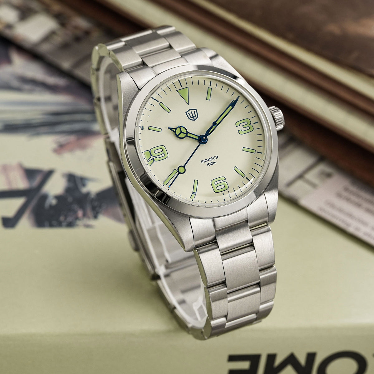 Watchdives WD1016 39mm VH31 Explore Men Watch