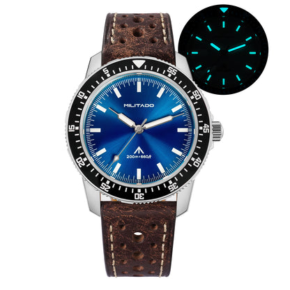Militado 39.5mm Men Watch VH31 Sweeping Movt ML25