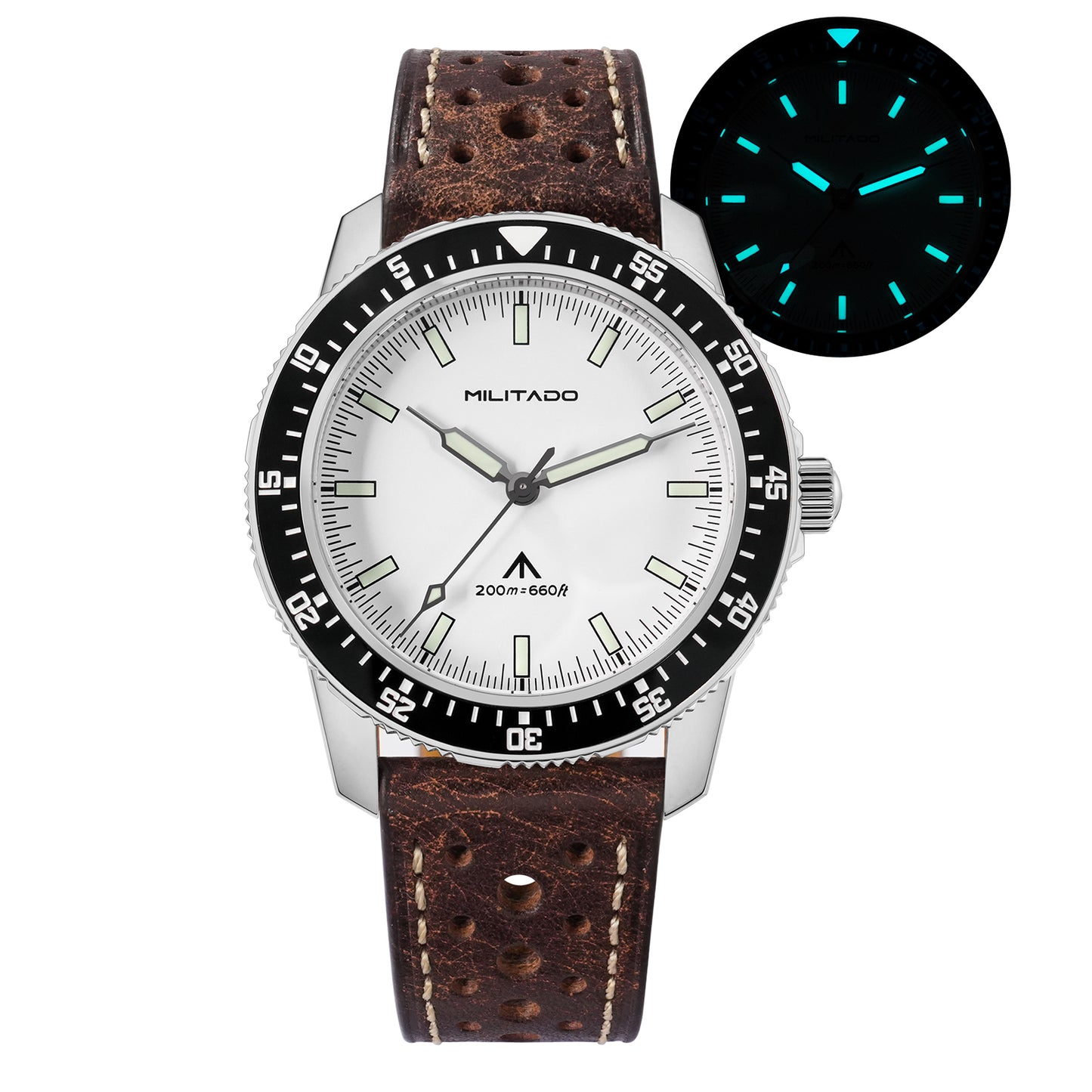 Militado 39.5mm Men Watch VH31 Sweeping Movt ML25