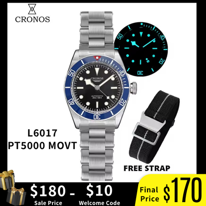Cronos Luxury Men Watch Diver BB58 Watches  L6017