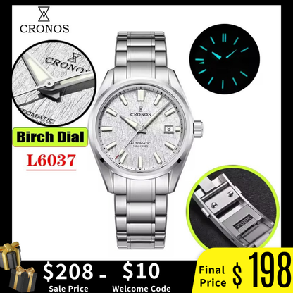 Cronos Men Watch 39mm Automatic Watches L6037M