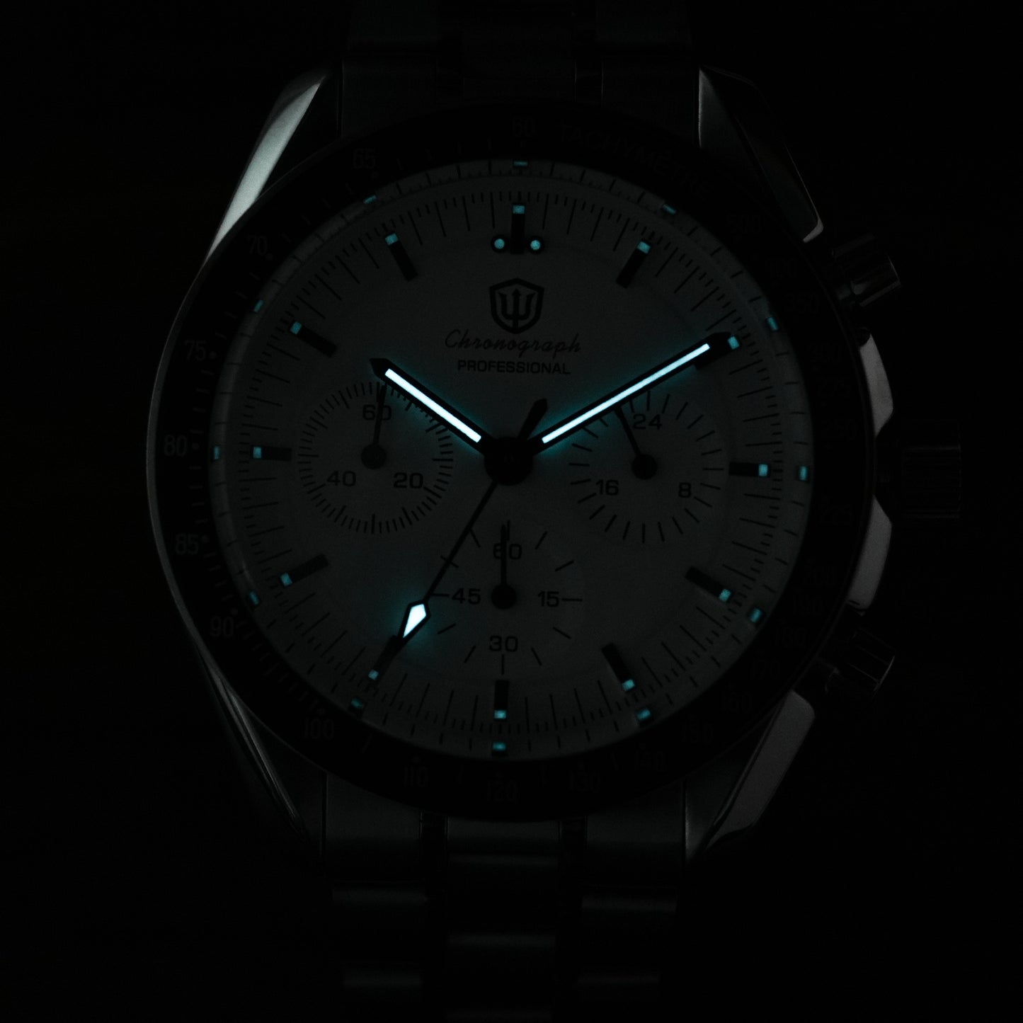 Watchdives 40mm WD1860 VK63 Chronograph Watch