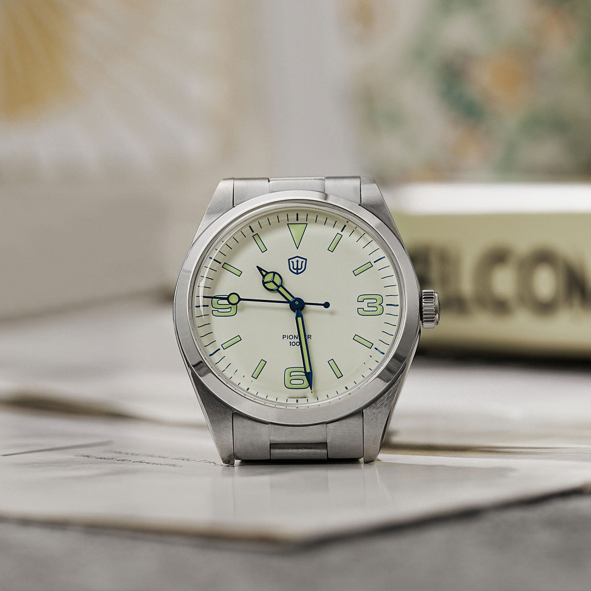 Watchdives WD1016 39mm VH31 Explore Men Watch