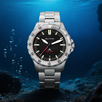 Militado ML16 39mm Sapphire Quartz Field Diver Watch