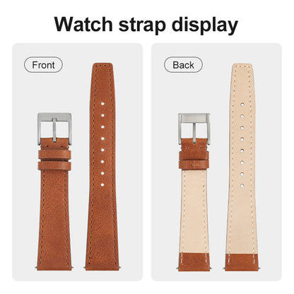 Leather Pilot Watch Band