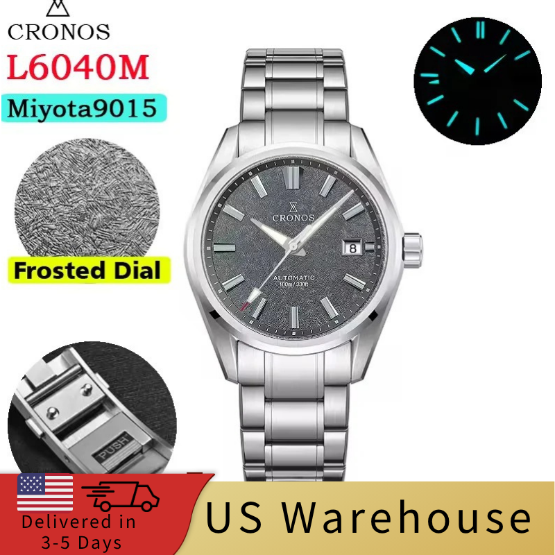 ★★US Warehouse★★Cronos Men Watch 39mm Automatic Watches L6040M