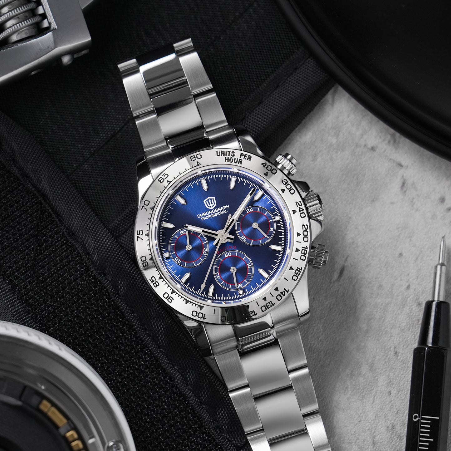 Watchdives WD16500 38mm VK63 Chronograph Watch V2