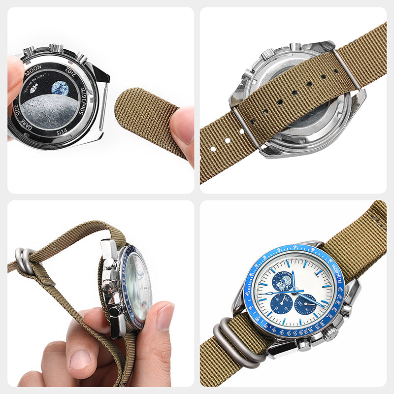 Nylon strap watches military best sale