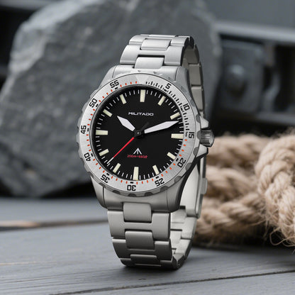 Militado ML16 39mm Sapphire Quartz Field Diver Watch