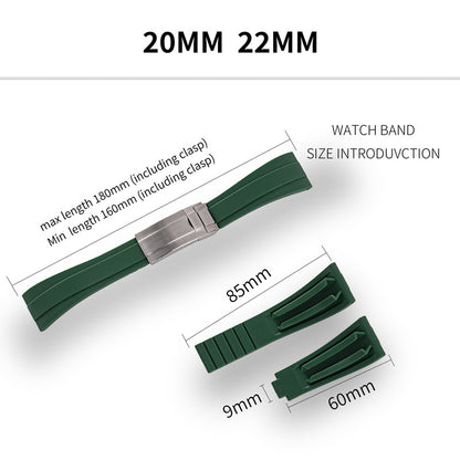 ★New Arrivals★Cut-to-Size TPU Rubber Watch Strap