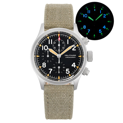 Militado Retro VK67 Quartz Chronograph Watch - 3 Dial