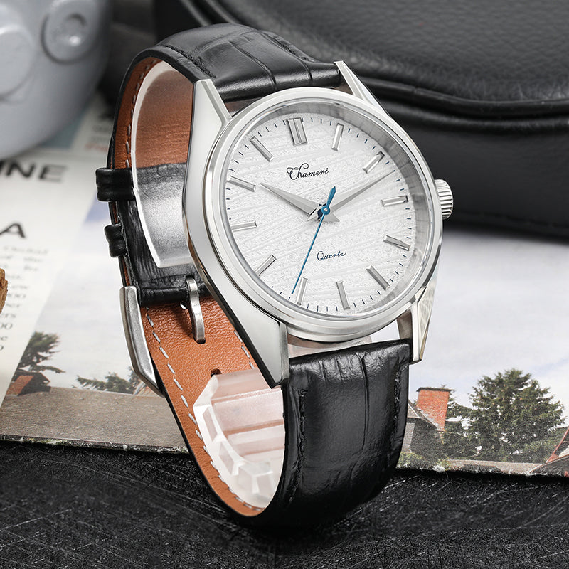 Chameri 40mm VH31 Quartz Sweep Second Watch GS02