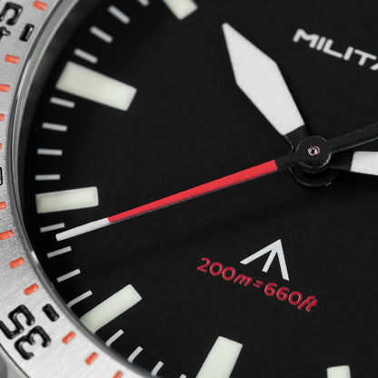 Militado ML16 39mm Sapphire Quartz Field Diver Watch