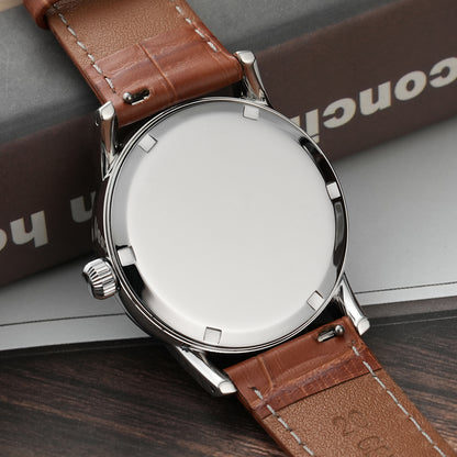 Chameri 37mm VH31 Sweep Second Quartz Watch GS03