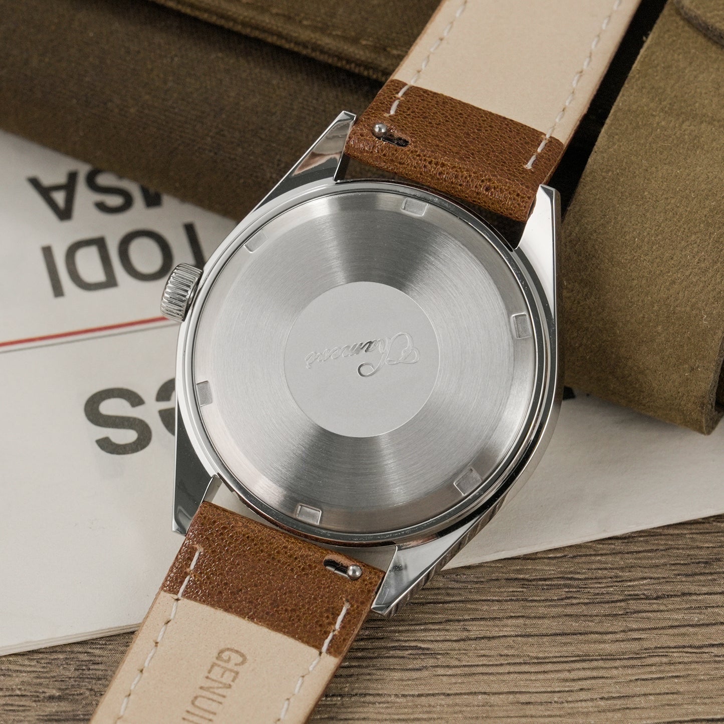 Chameri 40mm VH31 Quartz Sweep Second Watch GS05