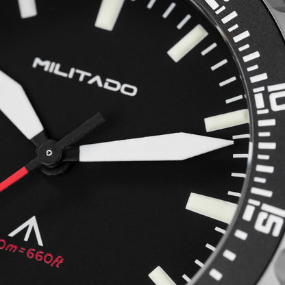 Militado ML16 39mm Sapphire Quartz Field Diver Watch