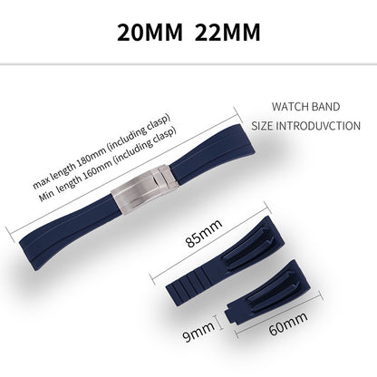 ★New Arrivals★Cut-to-Size TPU Rubber Watch Strap