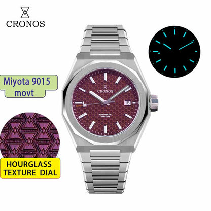 Cronos 39mm Miyota 9015/9s05  Men Watch L6038