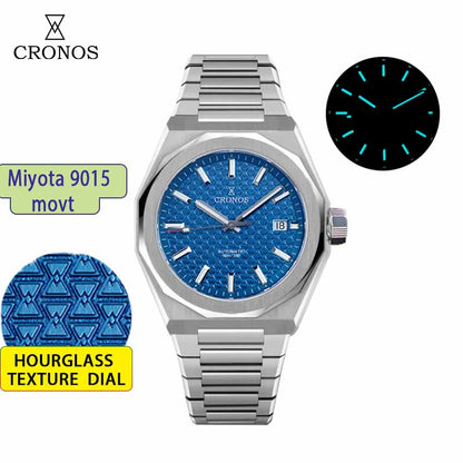 Cronos 39mm Miyota 9015/9s05  Men Watch L6038