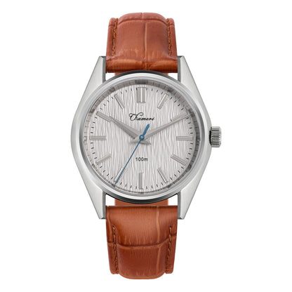 Chameri 37mm VH31 Sweep Second Quartz Watch GS04