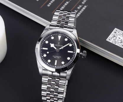 Cronos 39.5mm Snowflake Automatic PT5004 Miyota9015 Men Watch L6055 L6056