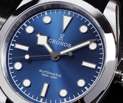 Cronos 39.5mm Snowflake Automatic PT5004 Miyota9015 Men Watch L6055 L6056