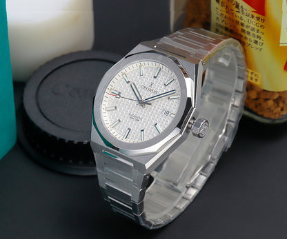 Cronos 39mm Hourglass Dial PT5000 Men Watch L6028 V2