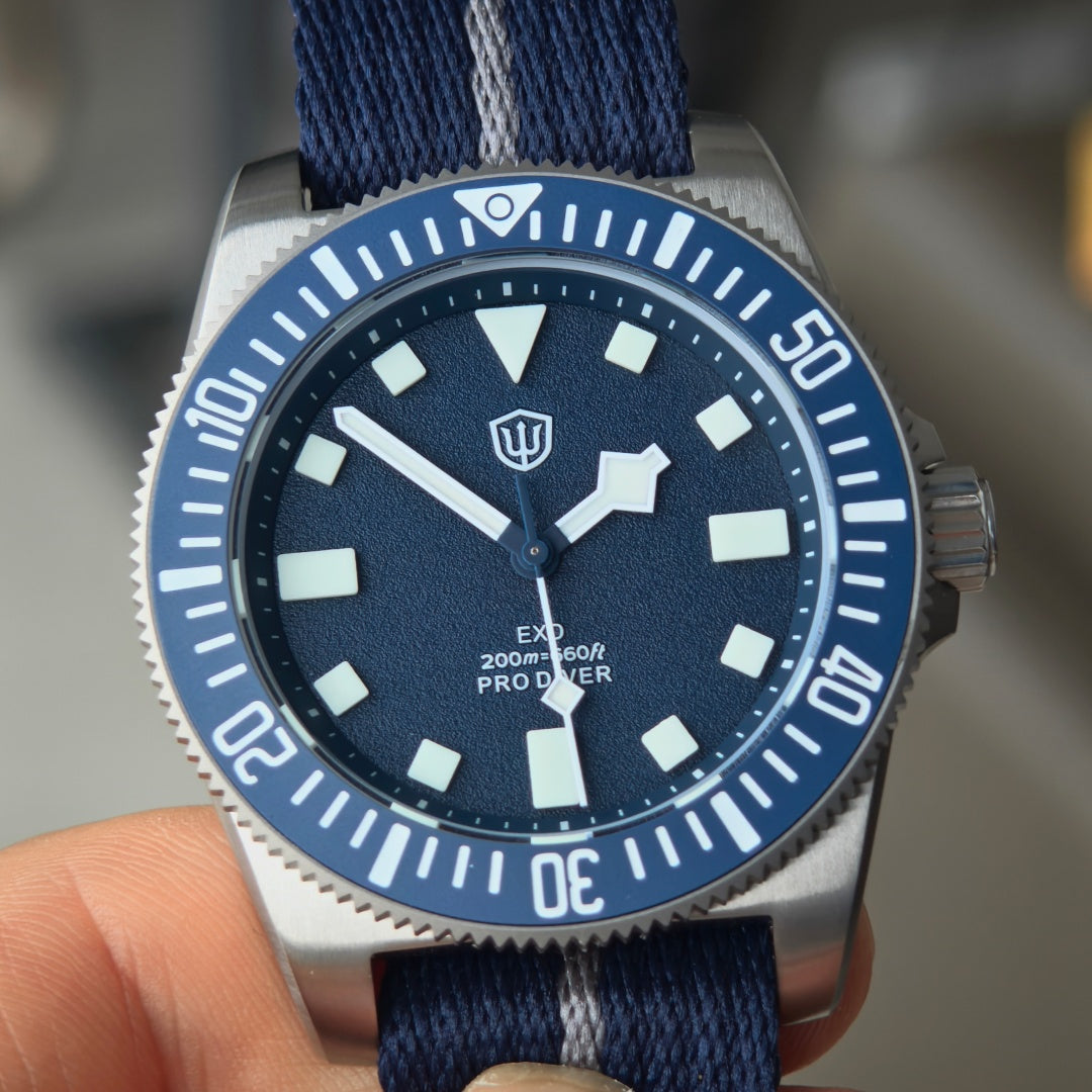 🔥WeeklyDeals🔥Watchdives 40mm EXD Titanium Diver Watch