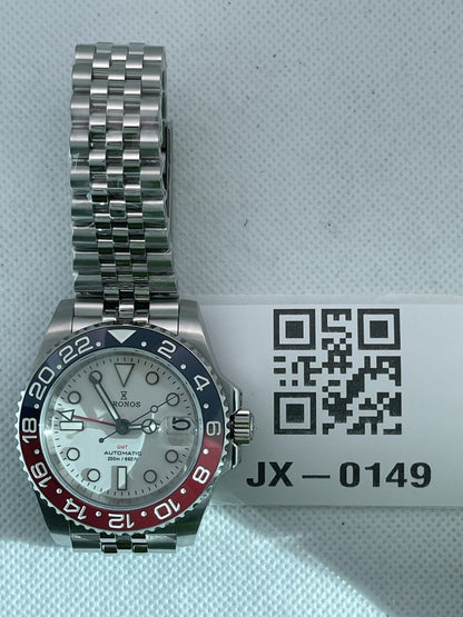 ★US-Pre-Owned★Cronos NH34 GMT Automatic Men Watch L6020M