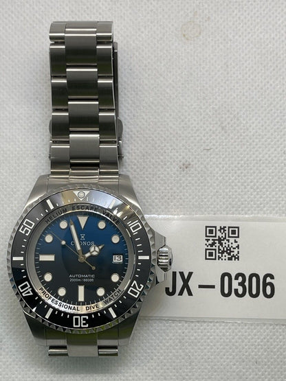 ★US-Pre-Owned★Cronos 44mm Sub Diver Watch 2000 Meters Water Miyota 9015 L6039
