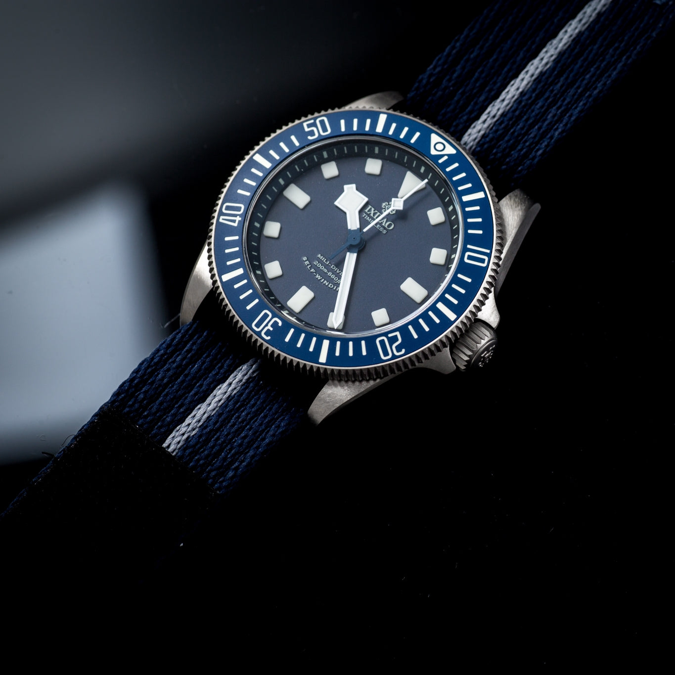 IXDAO 21mm Nylon Watchband with Titanium Bukcle
